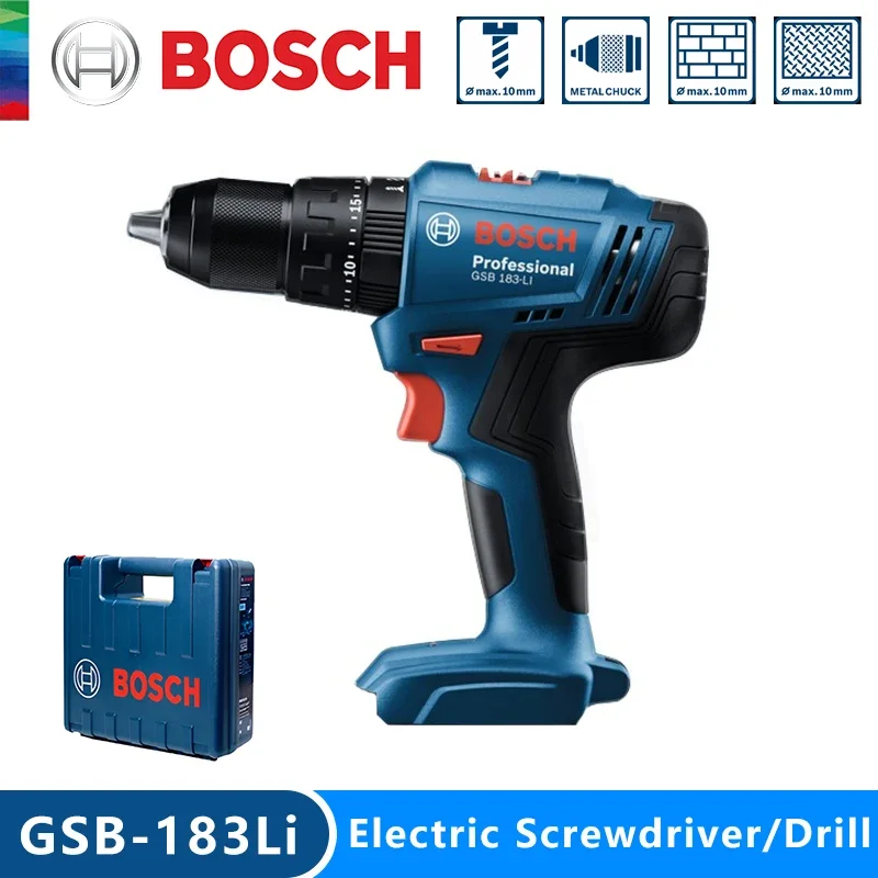 สว่านกระแทกไร้สายแบบมอเตอร์ไร้ - Bosch Drill Gsb 18V บทวิจารณ์และราคา