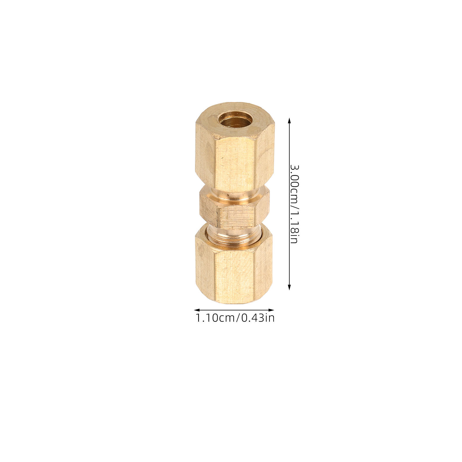 10 ชิ้น ข้อต่อเบรกลวดทองเหลือง - Compression Fitting Brass บทวิจารณ์และราคา