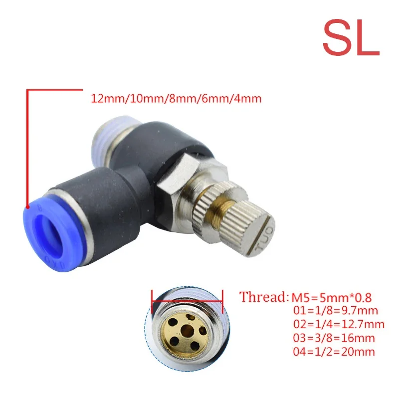 1PCS PNEUMATIC Quick Connector - Compression Fitting Brass บทวิจารณ์และราคา